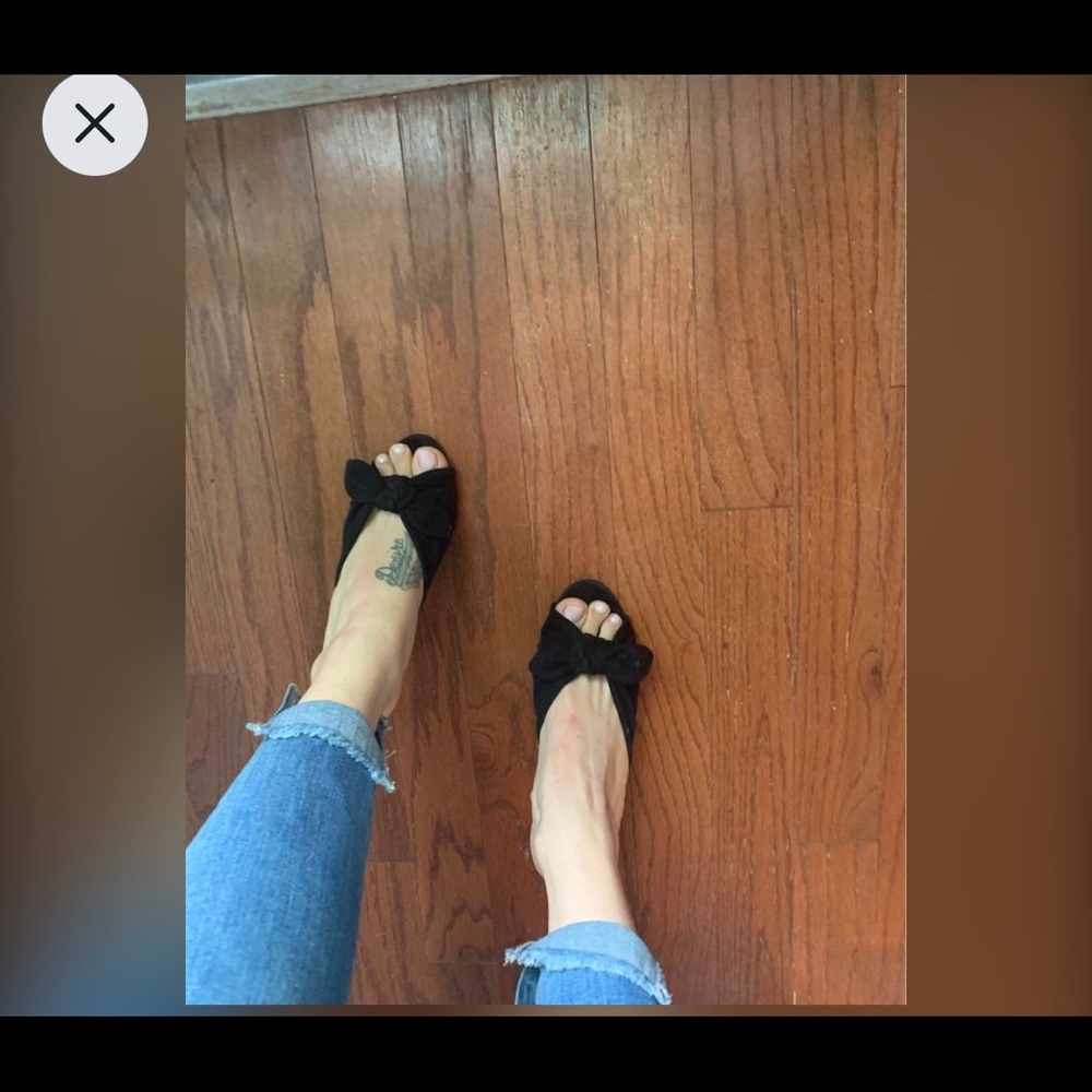Loeffler Randall black heels mule
